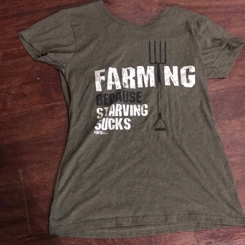 Shirt with word on it